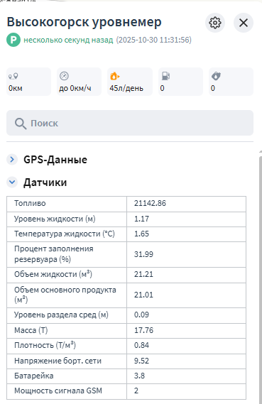 Карточка объекта уровнемер.png Карточка объекта уровнемер.png